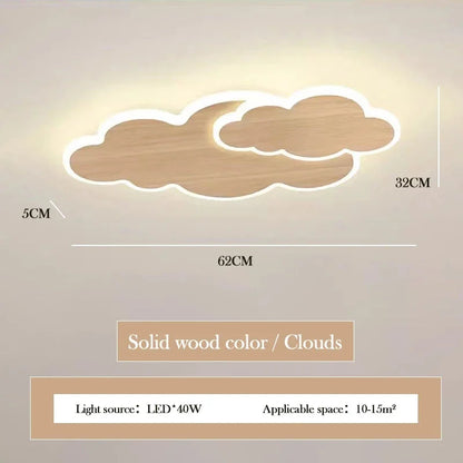 Élodie Creative Cloud LED Ceiling Light Kids Room Dimmable