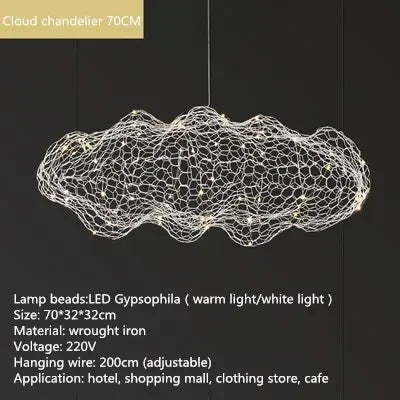 Sophie Cloud Mesh Pendant Chandelier