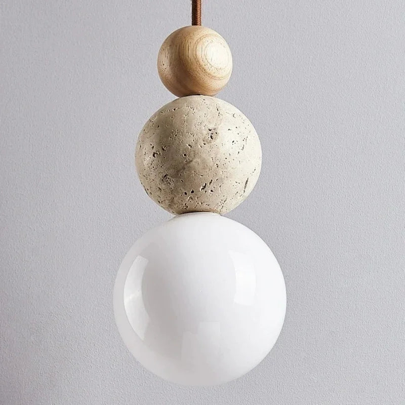 Béatrice Wabi-Sabi Stone Pendant Light