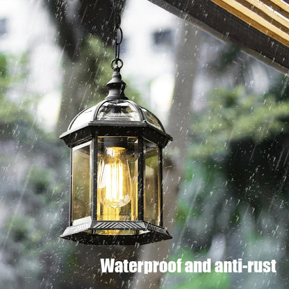 Juliette Outdoor Waterproof Pendant Lantern Garden Light