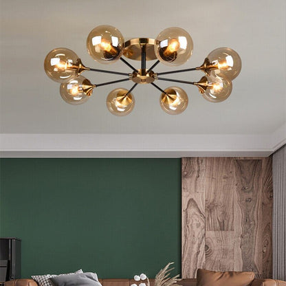 Élise Molecular Glass Ball Chandelier