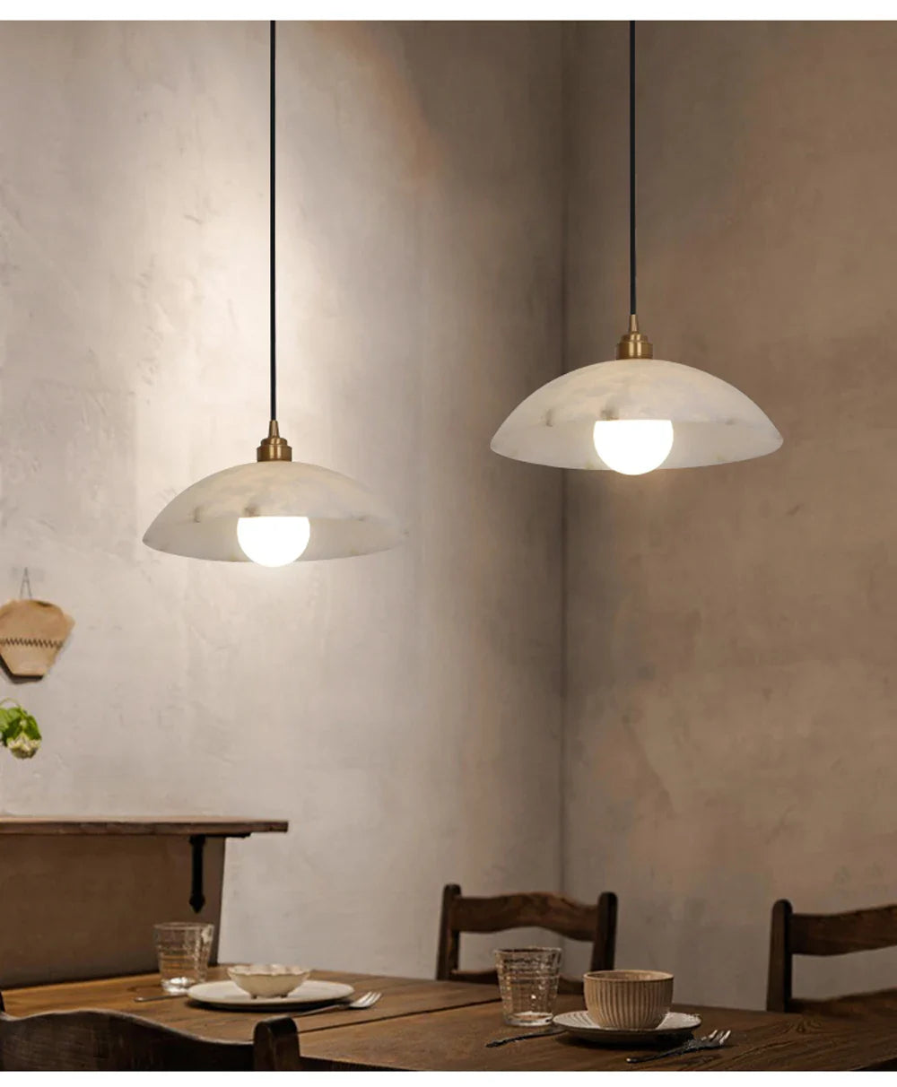 Sophie Inigo Marble Alabaster Pendant Light
