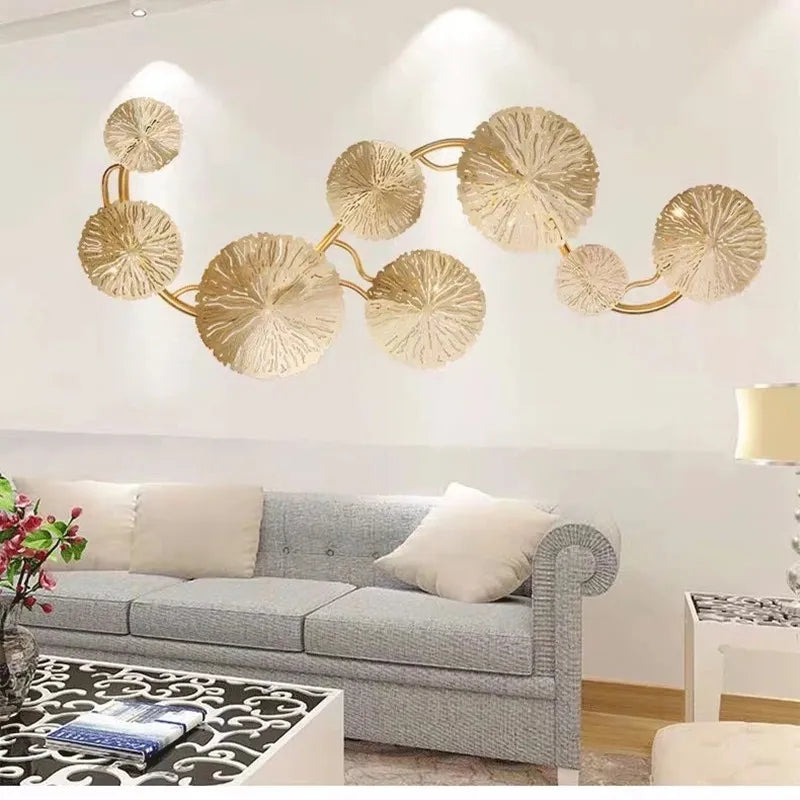 Océane Lotus Leaf Wall Lamp with Modern Artistic Design