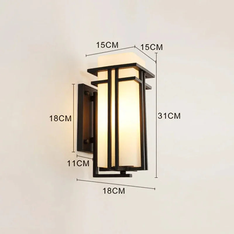 Yvette Outdoor Waterproof Wall Lamp Modern Up Down Light