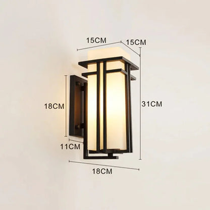 Yvette Outdoor Waterproof Wall Lamp Modern Up Down Light