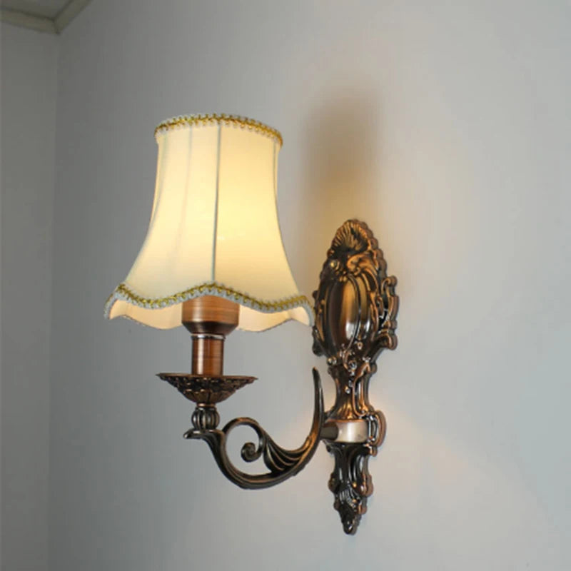 Margaux European Vintage Iron Candlestick Wall Lamp