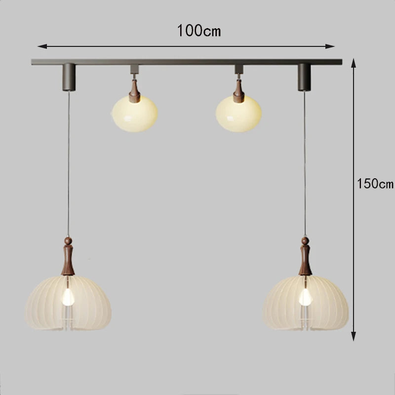 Émile Modern Frosted Glass Multi-Light Pendant Chandelier