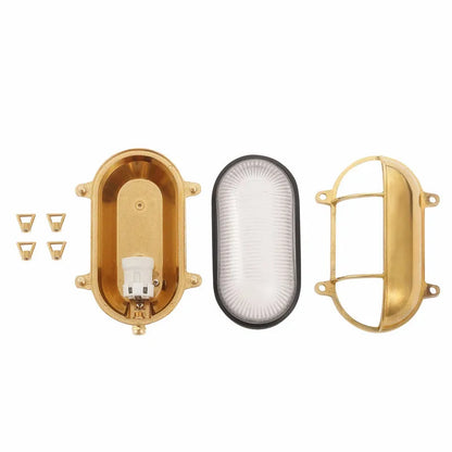 Adélaïde Outdoor Glass Wall Lamp IP44 Vintage