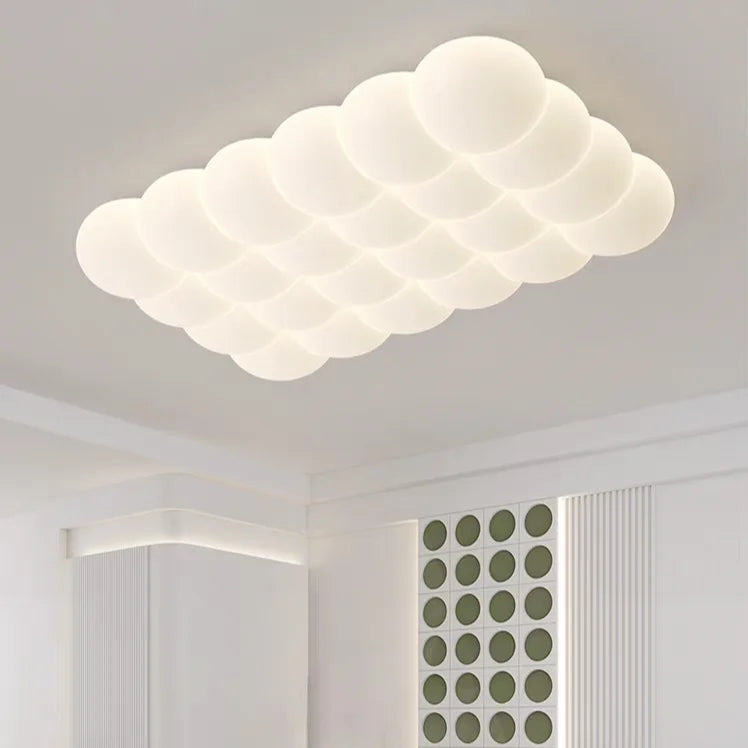 Amélie Bubble Cream LED Ceiling Light Full Spectrum Eye Care