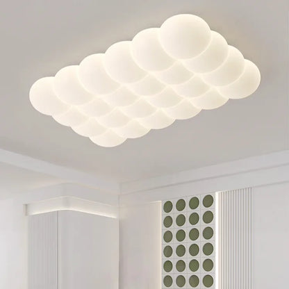 Amélie Bubble Cream LED Ceiling Light Full Spectrum Eye Care