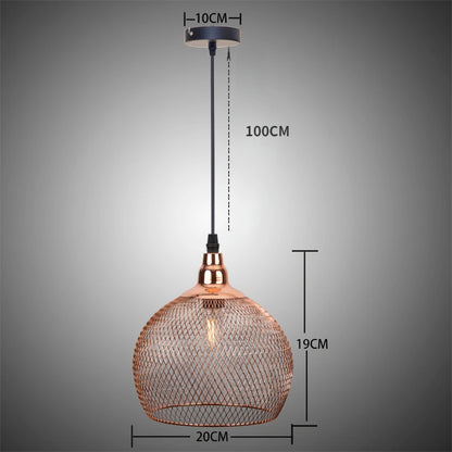 Amélie Nordic Bird Cage Ceiling Light Rose Gold Pendant