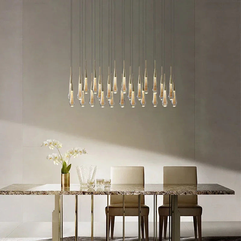 Madeleine Crystal Drop Chandelier Light