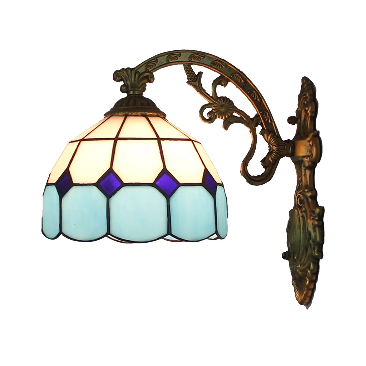 Margaux European Retro Stained Glass Wall Lamp