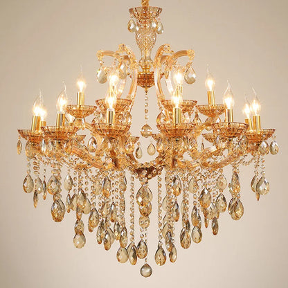 Nordic Restaurant Chandelier Lighting Classic Living Room Crystal Pendant Light Modern Household Hanging Light Hall Hanging Lamp