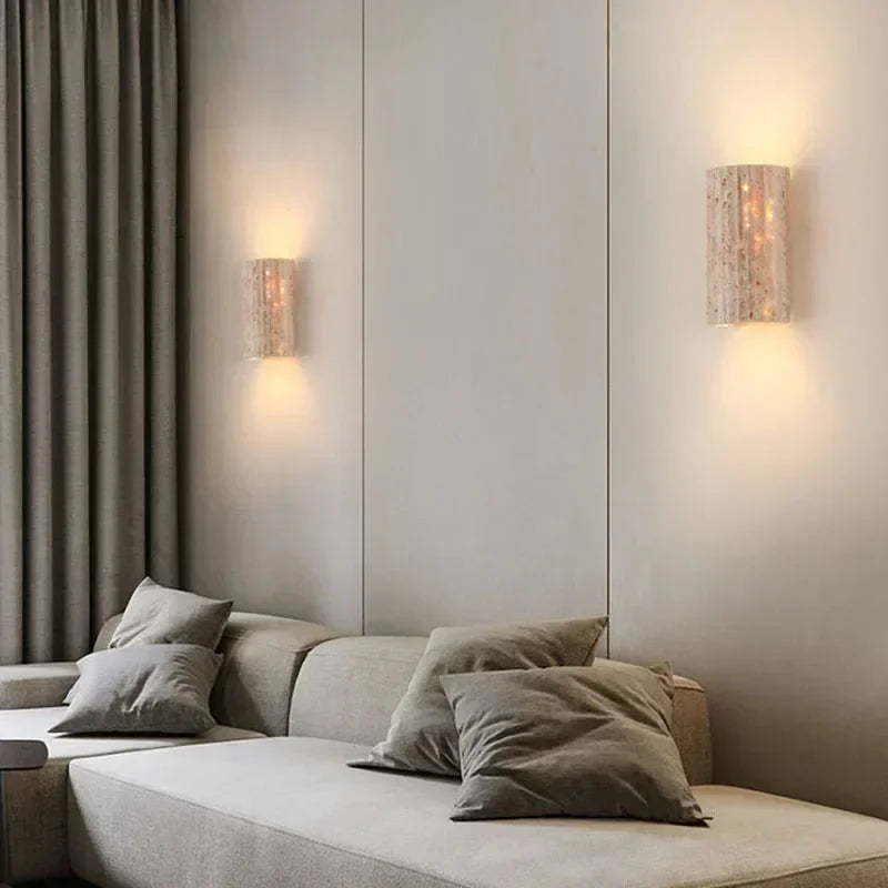 Yvonne Wabi-Sabi Stone LED Wall Lamp