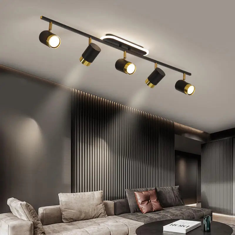 Élise Modern Black & White LED Ceiling Spotlight Lamp