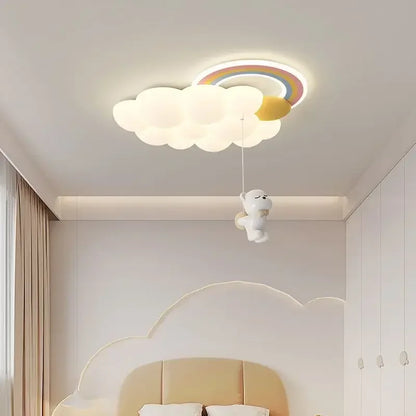 Élodie Nordic Cloud LED Ceiling Light Kids Room Modern