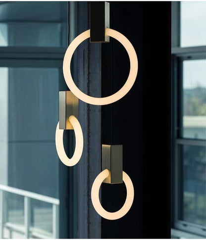Isabelle Circular Halo Pendant