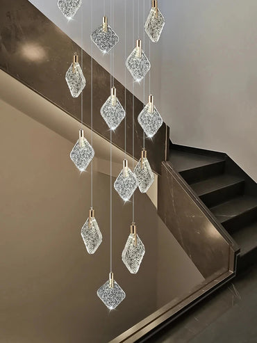 Isabelle Luxury Crystal LED Ceiling Chandelier