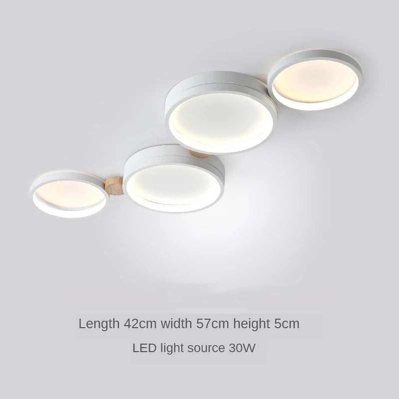 Modern LED Ceiling Light – Minimalist Flush Mount for Living Room, Bedroom & Dining Area
