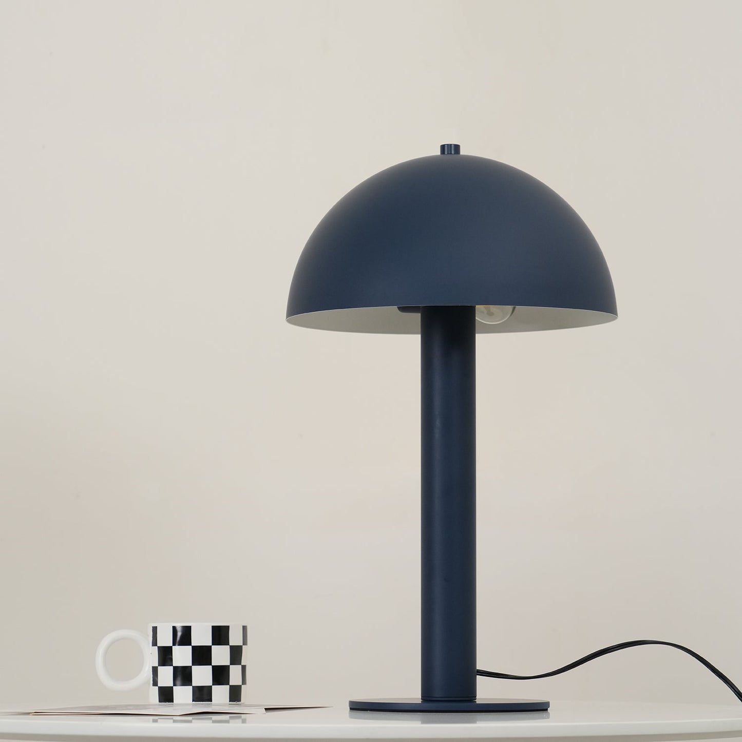 Céleste Mushroom Table Lamp with Sculptural Metal Design