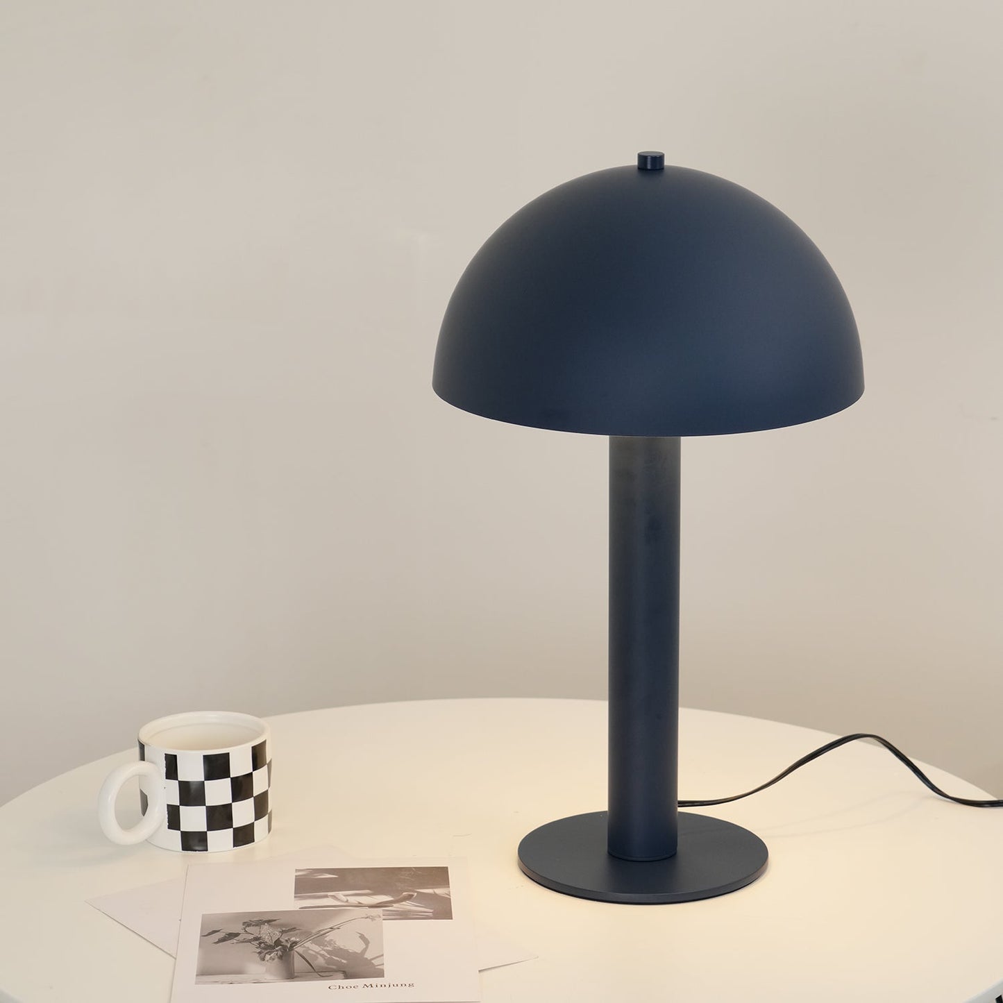 Céleste Mushroom Table Lamp with Sculptural Metal Design