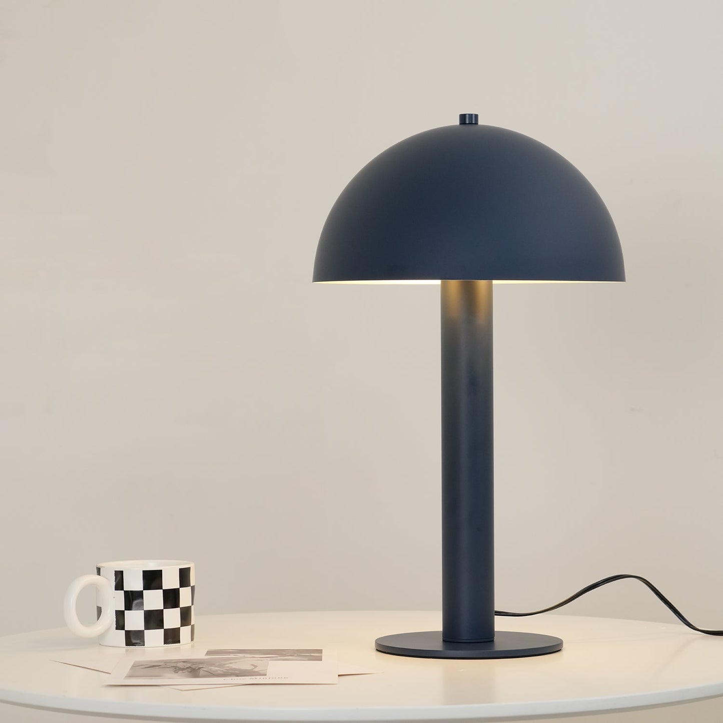 Céleste Mushroom Table Lamp with Sculptural Metal Design