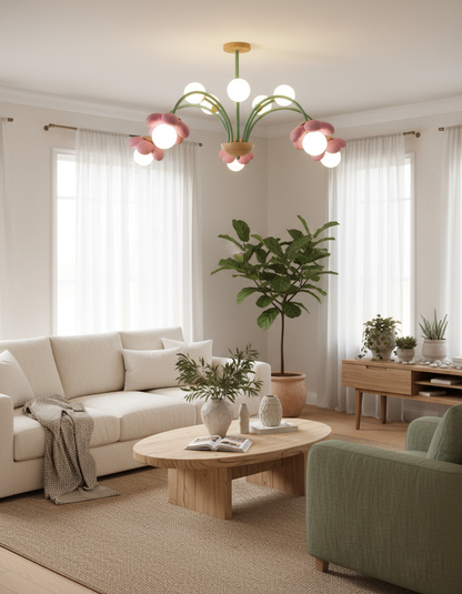 Elodie Sika Flower Chandelier