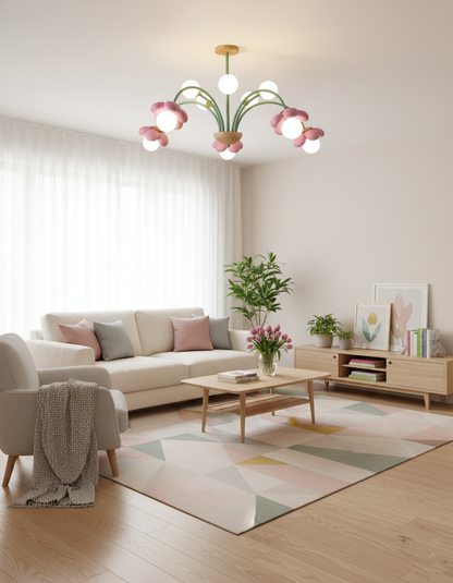 Elodie Sika Flower Chandelier
