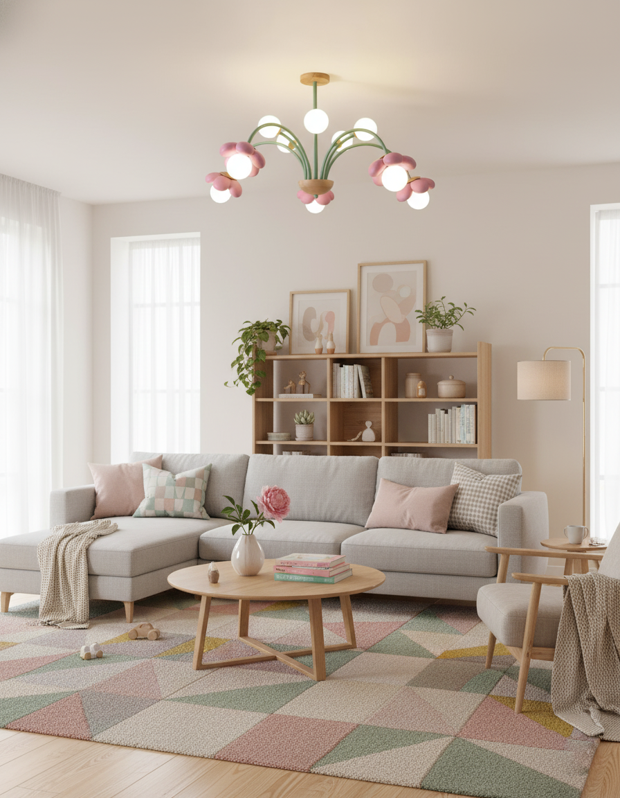 Elodie Sika Flower Chandelier
