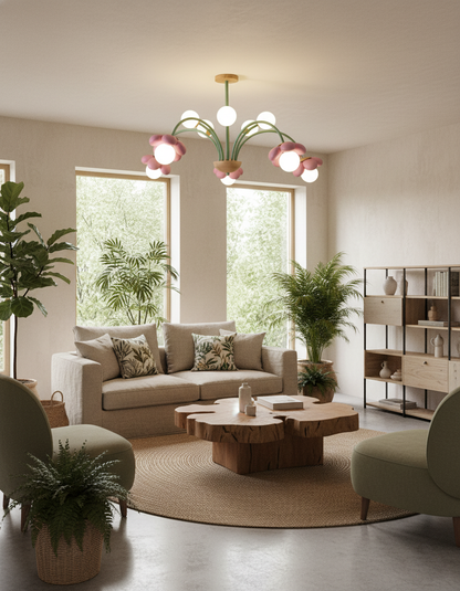 Elodie Sika Flower Chandelier