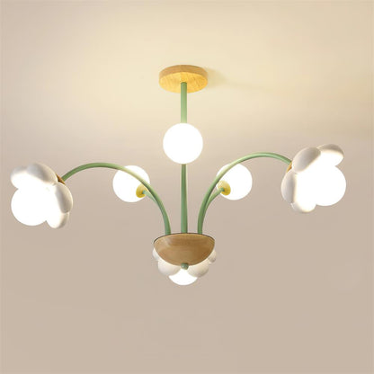 Elodie Sika Flower Chandelier