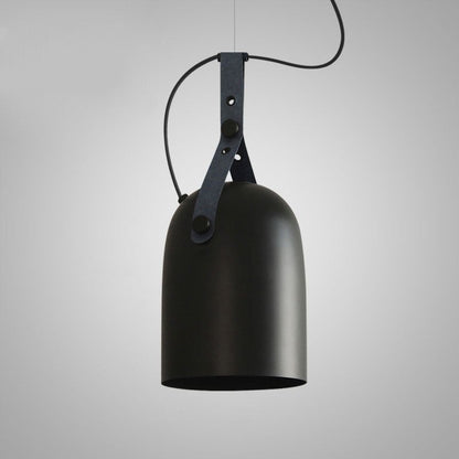 Élise Sonoma Metal & Leather LED Pendant Light