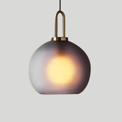 Isabelle Cylindrical Glass Pendant Light