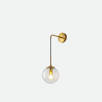 Amélie Hanging Glass Globe Wall Sconce