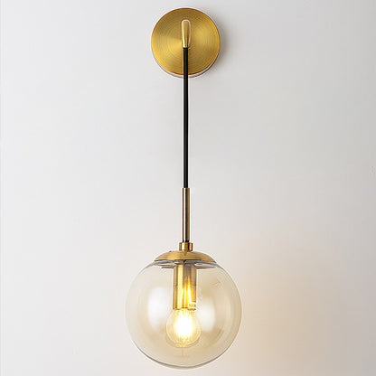 Amélie Hanging Glass Globe Wall Sconce