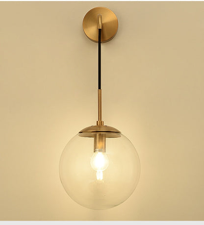 Amélie Hanging Glass Globe Wall Sconce
