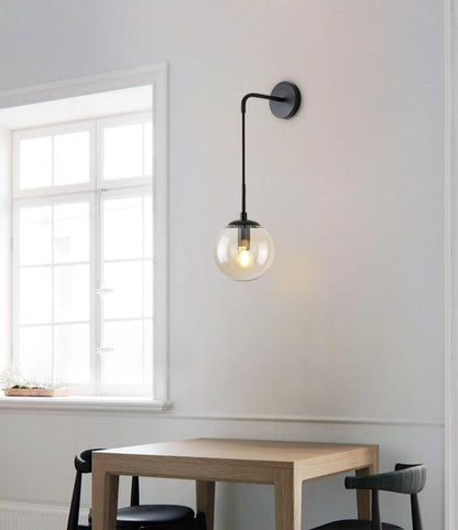 Amélie Hanging Glass Globe Wall Sconce