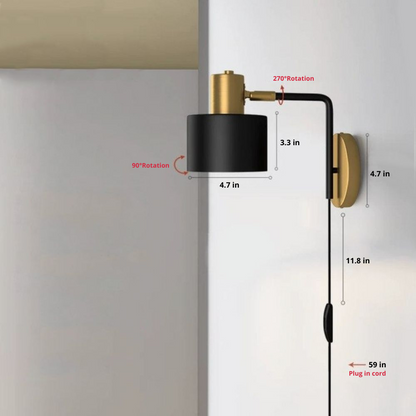Juliette Stewart Brass & Iron Wall Sconce