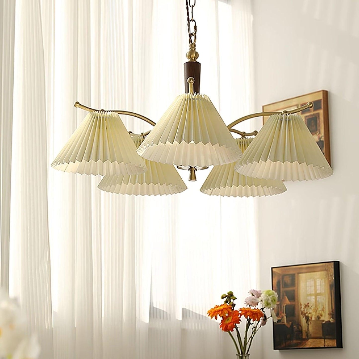 Juliette Pleated Chandelier