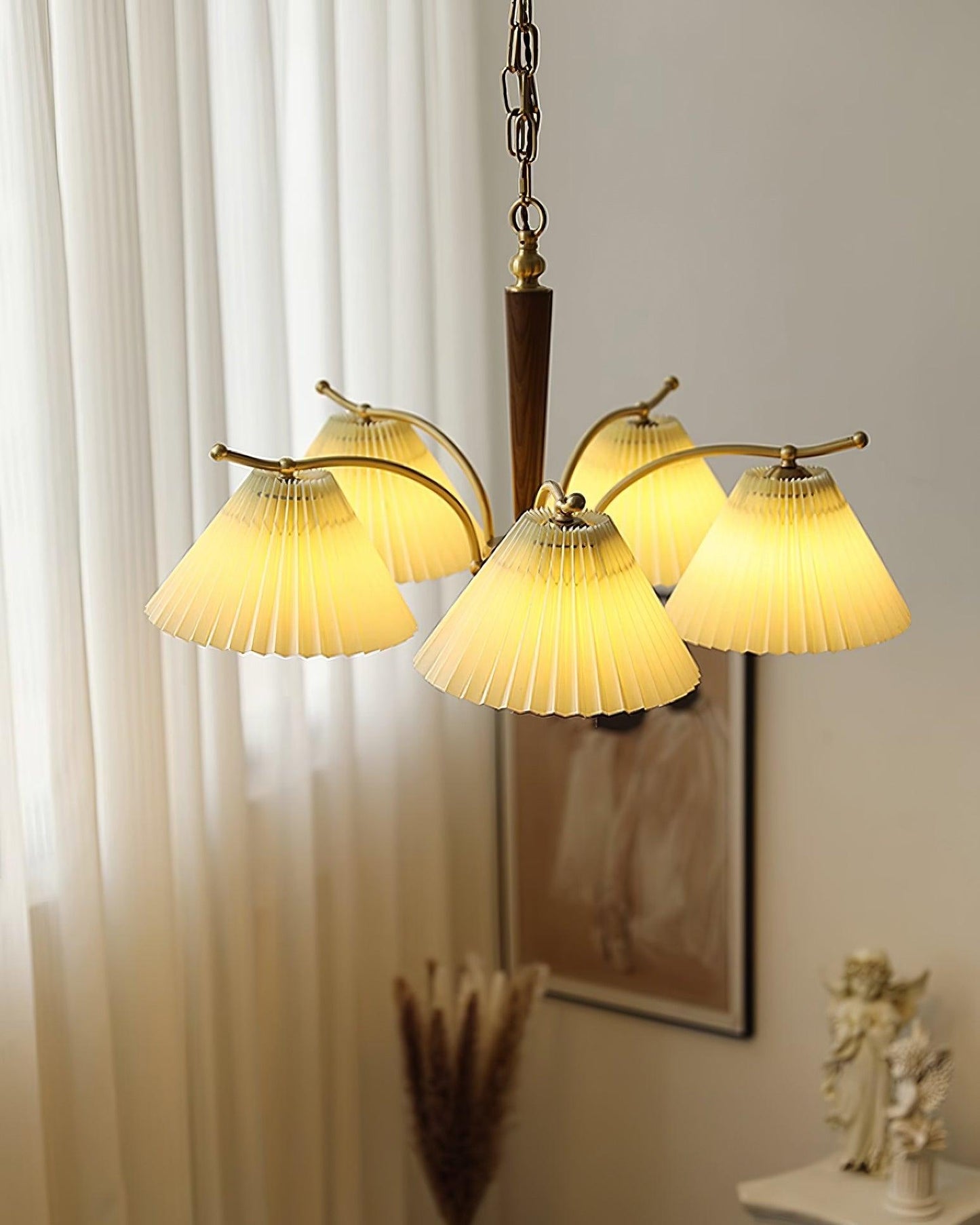 Juliette Pleated Chandelier