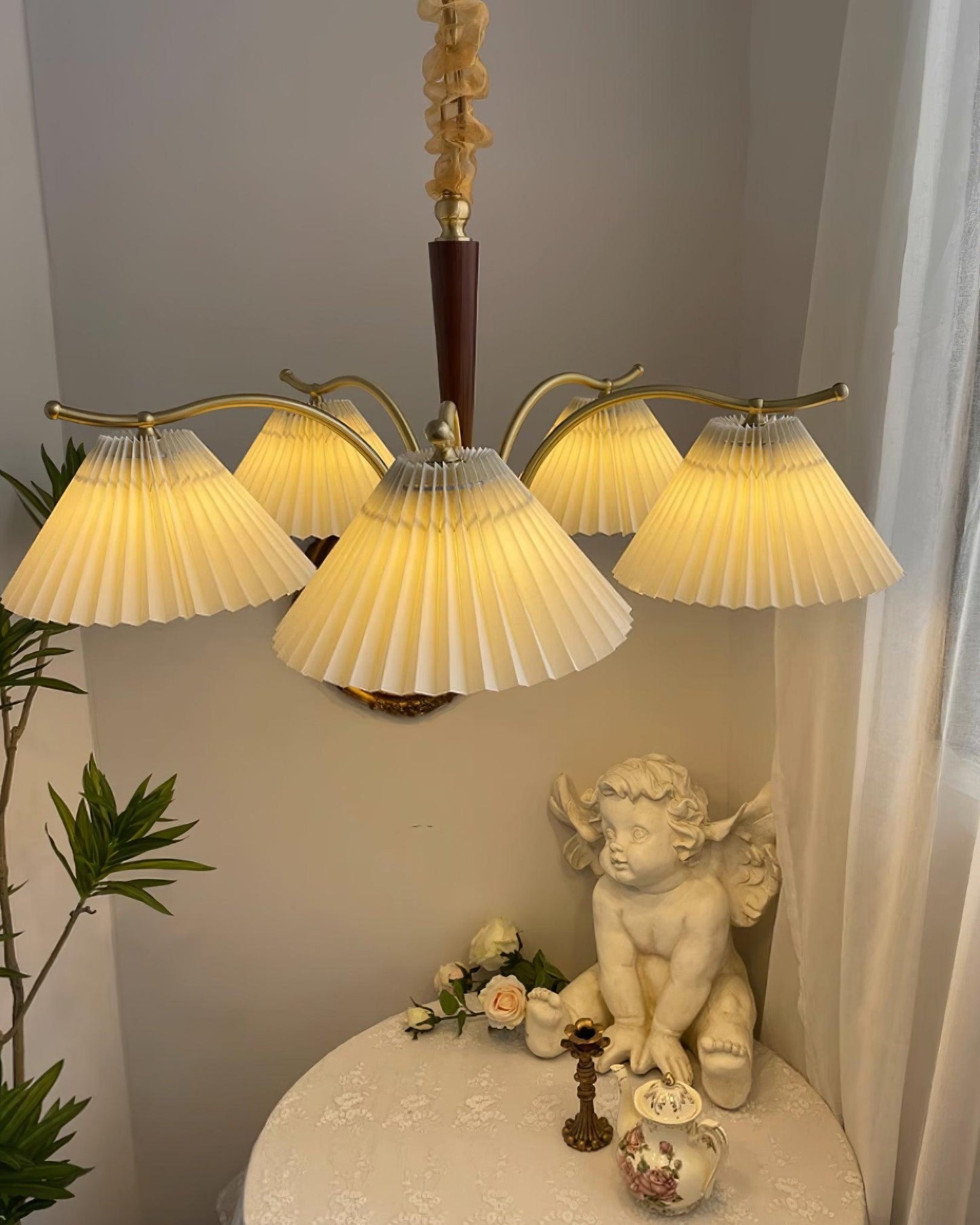 Juliette Pleated Chandelier