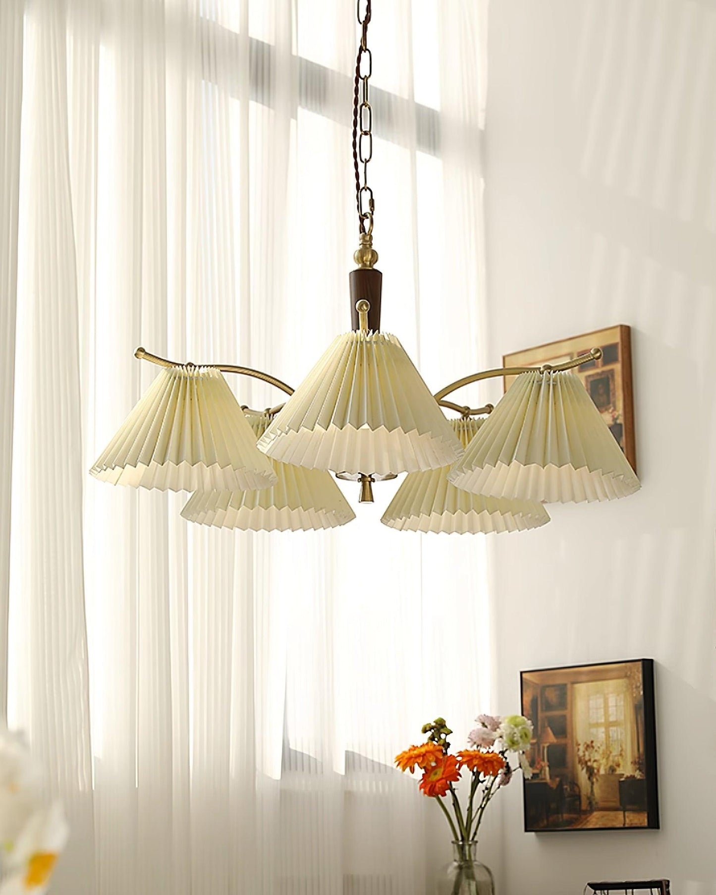 Juliette Pleated Chandelier