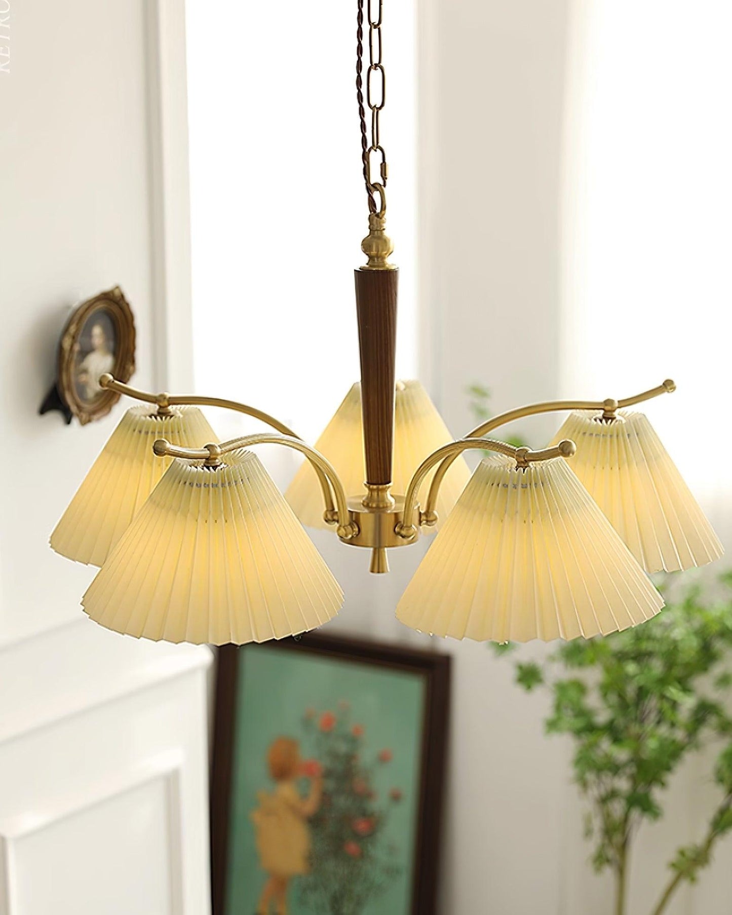 Juliette Pleated Chandelier