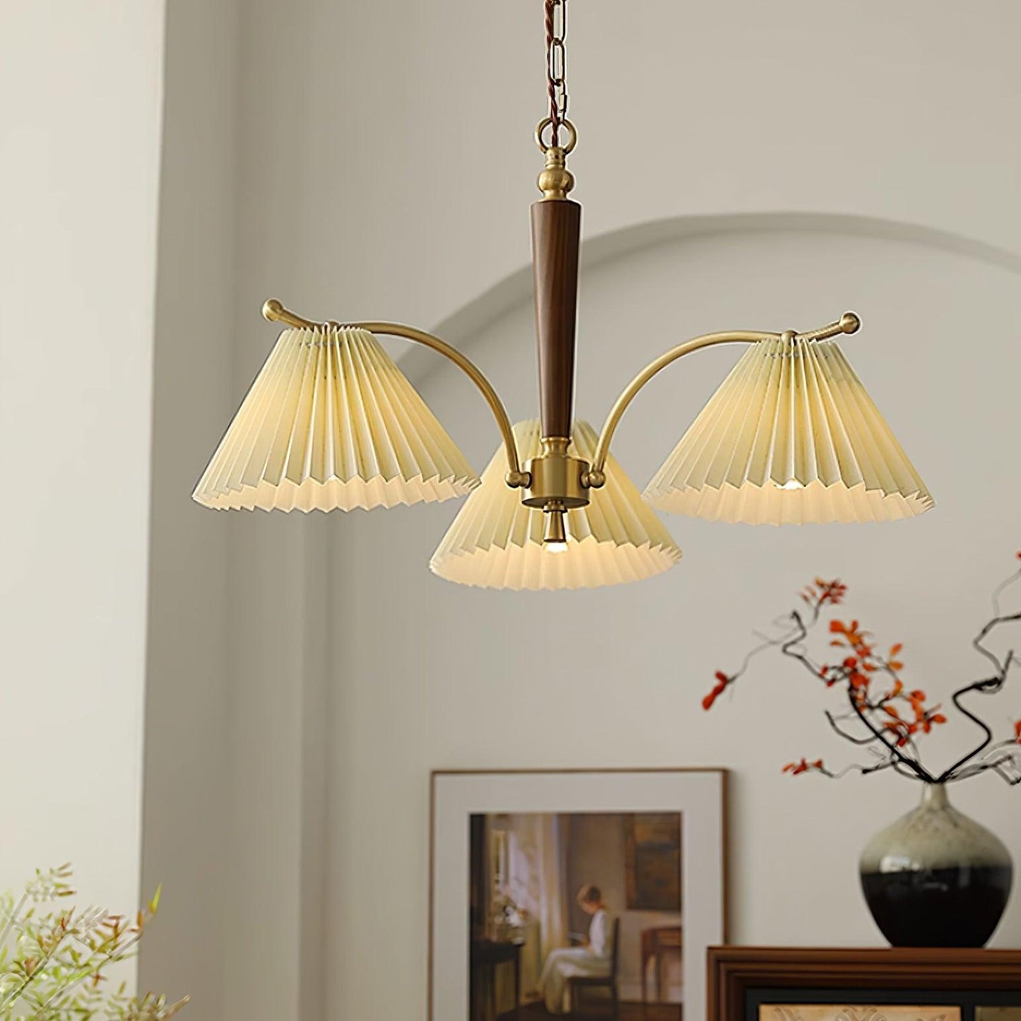 Juliette Pleated Chandelier