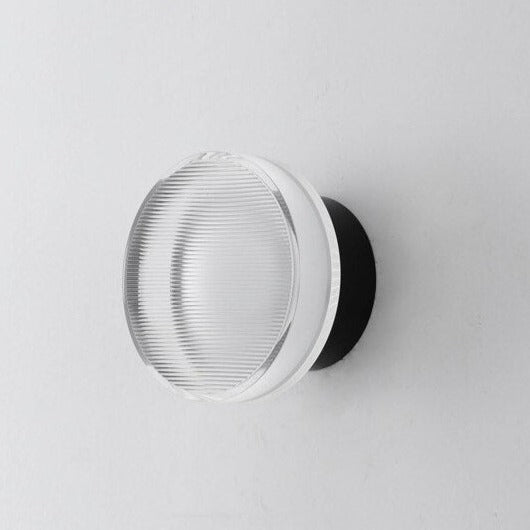 Isabelle Tap Textured Glass & Metal Wall Lamp