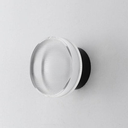 Isabelle Tap Textured Glass & Metal Wall Lamp