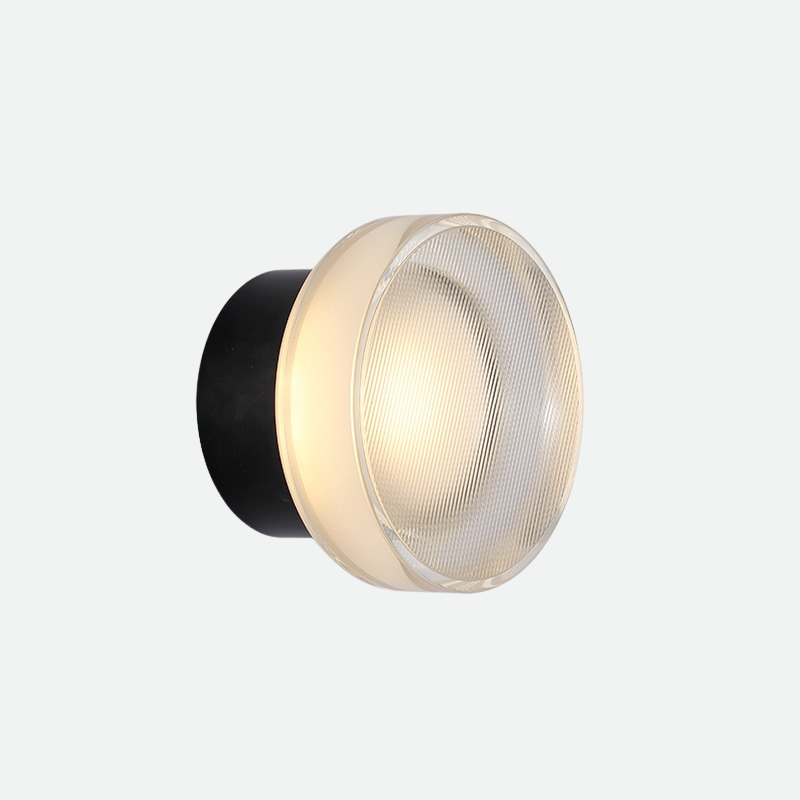 Isabelle Tap Textured Glass & Metal Wall Lamp