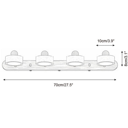 Élodie Tavros Stone Wall Lamp with Adjustable LED Heads