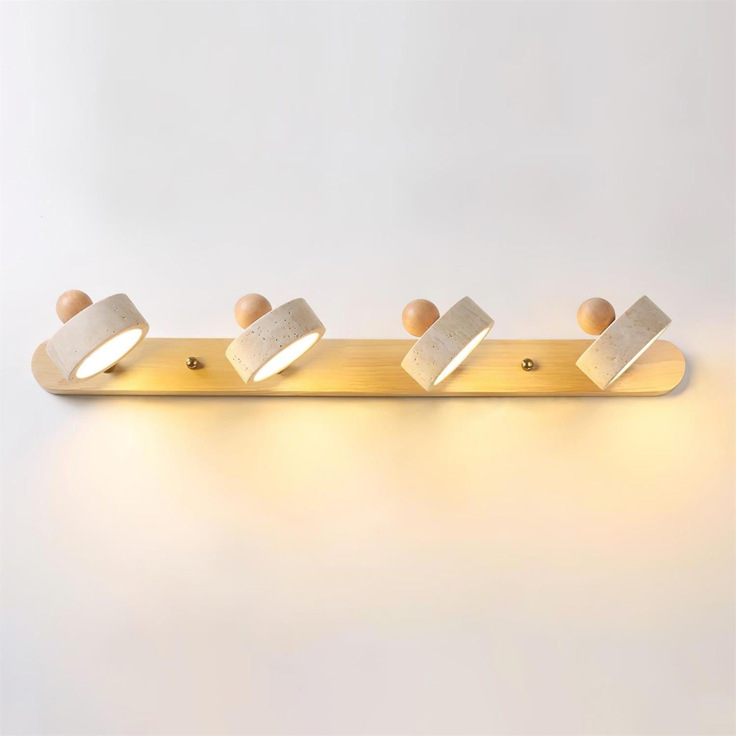 Élodie Tavros Stone Wall Lamp with Adjustable LED Heads